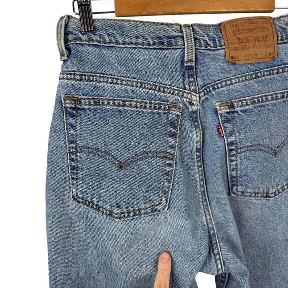 Vintage Levi’s 521 Tapered High Rise Womens Mom Jeans Made in USA 90's Size 27 - Picture 12 of 16